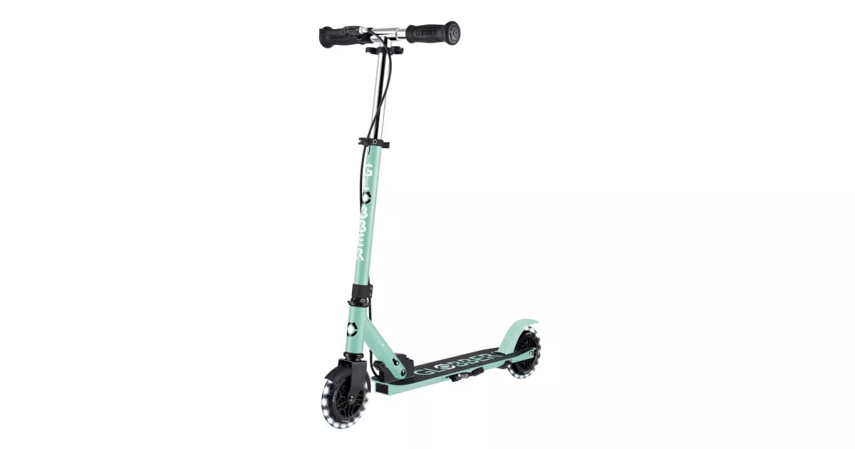 Самокат Globber FLOW ELEMENT JUNIOR LIGHTS — м'ятний, 2025