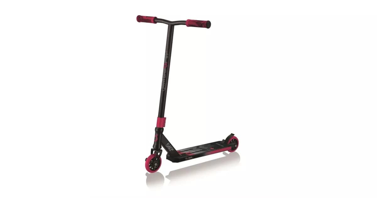Самокат Globber GS 540 — чорно-червоний, червоний