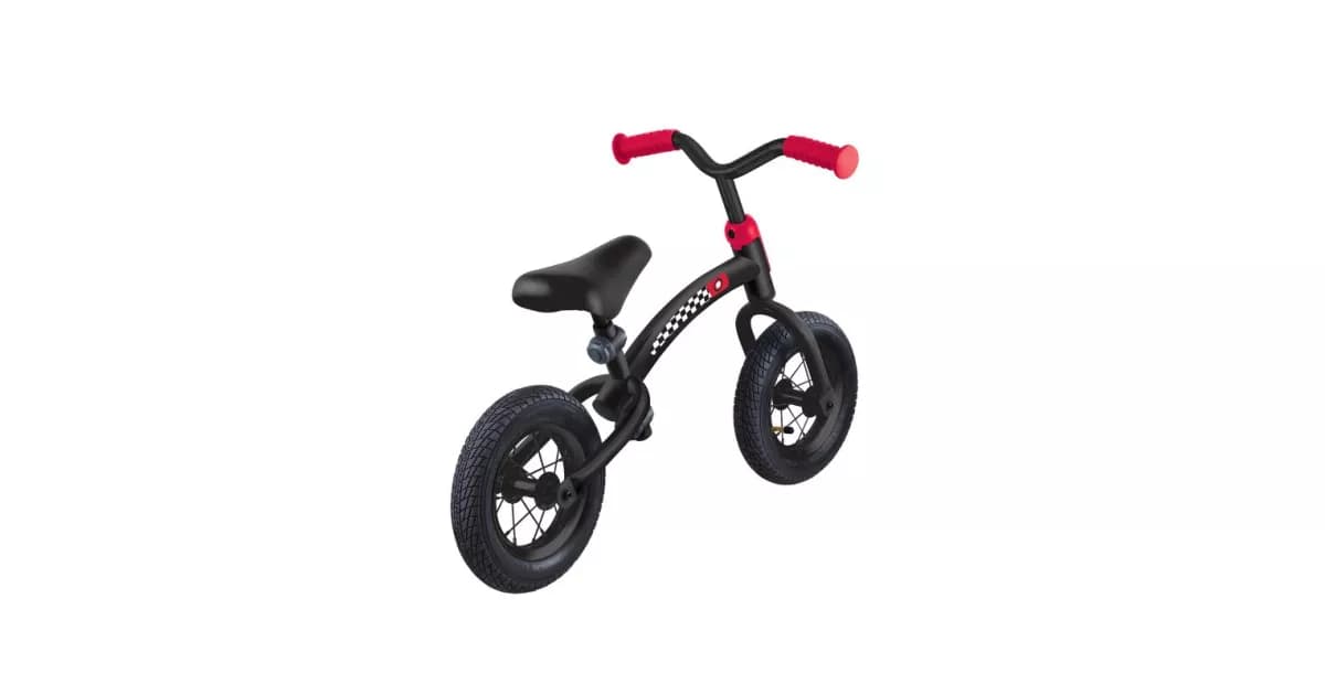 Біговел Globber GO BIKE AIR — чорно-червоний, червоний